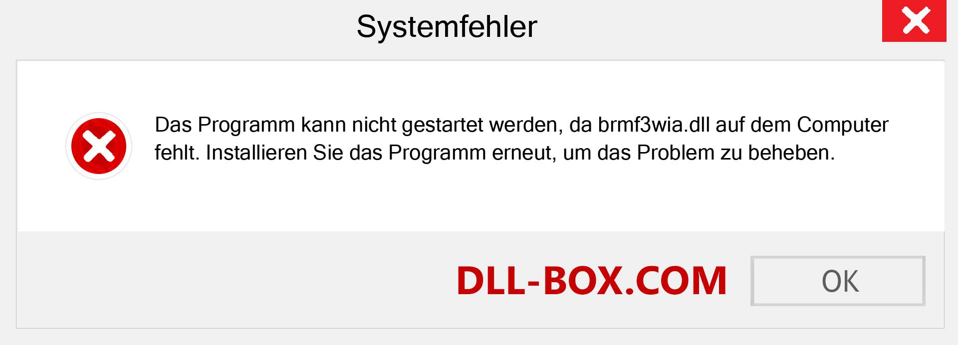 brmf3wia.dll-Datei fehlt?. Download für Windows 7, 8, 10 - Fix brmf3wia dll Missing Error unter Windows, Fotos, Bildern