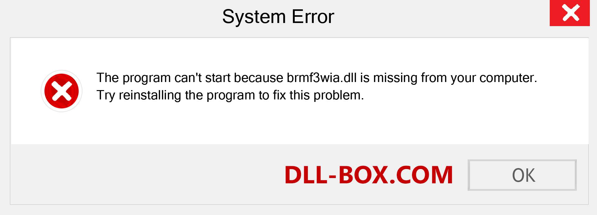  brmf3wia.dll file is missing?. Download for Windows 7, 8, 10 - Fix  brmf3wia dll Missing Error on Windows, photos, images